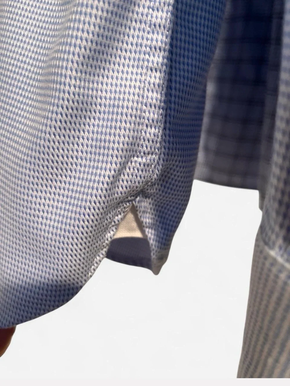 Banana Republic Light Blue Solid and Checked Dress Shirts